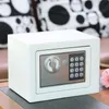 Förvaringslådor BINS Digital Safe Box Mini Steel Safes Money Bank Small Hushållens lösenord Nyckel Säkerhet Box Håll kontant smycken Dokument 230324