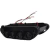 ElectricRC Car 3V7V Rc Serbatoio Smart Robot Chassis Kit Cingolo in gomma Crawler per Arduino SCM 130 Motore Giocattoli fai da te Bambini 230325