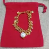 Collier boucles d'oreilles ensemble luxe gland perle Bracelet pour femmes articles de mode personnalisés bijoux de mariage de mariée cadeaux d'anniversaire