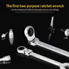 1 PC Combination Ratchet Wrench with Flexible Head Dual-purpose Tool Set. Car Hand Tools