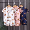 Bébé Pyjamas Ensembles Enfants Vêtements Vêtements Ensembles Nouvel été Enfants Cartoon Pyjamas Pour Filles Garçons Vêtements De Nuit À Manches Longues Coton Vêtements De Nuit V2l9 #