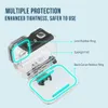 Selfie Monopods Case à prova d'água para a GoPro Hero 11 10 9 Acessórios pretos 60m Diving Housing Cover Protector Subaquilo Shell Go Pro 10 9 Câmera 230325
