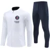 22 23 24 psgS herr träningsoverall fotboll jacka kit Survetement 2022 2023 psgS MBAPPE fotboll full Zipper jackor träningsoverall träningsoverall jogging kit set