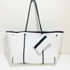 Plaj çantaları kadın tasarımcı çantaları moda portatif dalış malzemesi plaj çantası konfüçyüs anne çantası, eğlence spor depolama çantası 230318