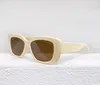 Diseñador de moda 40216 gafas de sol para mujer acetato de alto grado gafas de forma cuadrada verano al aire libre elegante estilo versátil Anti-Ultraviolet vienen con estuche