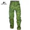 Pantalones para hombres Cargo táctico Camuflaje Militar Fleece Ejército Pantalones de combate Impermeable Trabajo Softshell Airsoft Coreano 230324