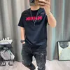 T-shirt da uomo T-shirt a maniche corte Estate Nuovo cotone mercerizzato Stampa di lettere Maschile Casual Top Abbigliamento giovanile Moda Ins Trend Wear Taglie forti M-7XL