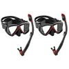 Cressi Panoramic Wide View Mask & Dry Snorkel Kit for Snorkeling Scuba Diving | Pano 3 & Supernova Dry designed in Italy