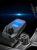 FM Zender HandsFree Bluetooth Car Kit MP3 -speler met dubbele USB -autolader FM Modulator Verzending U Disk / TF -kaart