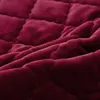 Spódnica łóżka luksusowy zima szybka ciepła aksamitna spódnica super miękka gruba flanelowa pikowana łóżko antypordyna