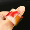 Кластерные кольца натуральные многоцветные нефритовые кольцо палец на пальце Jadeite Ювелирные изделия мужские
