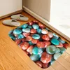 Carpets Indoor Doormat Colorful Stone Pattern Printed Kitchen Floor Mat Anti-slip Home Entrance Hallway Mats Shoes Off Doormats