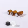 El viaje de la esencia de la muestra embotella el empaquetado cosmético de 1ml 2ml 3ml 5ml Brown mini