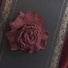 Broches 1 Pc Halloween Gothique Classique Lolita Ruban Rose Fleur Baroque Broche Vêtements Accessoire