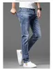 Designer herenjeans voor heren High-end Europese boutique jean lente dunne Koreaanse elastische Slim Fit mode 28 36 38