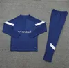 22 2023 Marseilles adult and kids Soccer trascksuit GUENDOUZI KAMARA Men Football Training Suit Olympique de Marseilles Survetement