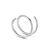 Scheroni di anelli del naso in acciaio inossidabile anello a doppio cerchio a spirale set di colori argento set da donna per perforazione maschile 230325