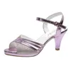 Sandálias Comemore Woman Heelled 2023 Trend Trend Steletto Heels Sandals feminino calcanhar médio calca