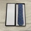 Luxury New Designer Men's Letter 100% Tie Silk Necktie black blue Aldult Jacquard Party Wedding Business Woven Fashion Design Hawaii Neck Ties With box 1138