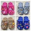 Slippers للجنسين شرائح الصيف للنساء في الهواء الطلق إغلاق Toe Slippers فقاعة التدليك Litchi Sandals مصمم الأزياء مصمم الأزياء Men Hangs 230325