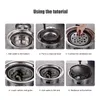 BBQ Grills BBQ Charcoal Grill Portable Household Korean Grill Round Carbon Barbecue Grill Camping Grill Stove for Outdoor Indoor WXV Sale 230324