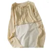 Женские блузки с кружевными кардиганами солнцезащитные крема для женской шаль. Подвеска летняя ледяная шелковая блуза с длинными рукава