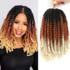 Afro Synthetic Spring Twist Hair Color Grey Kinky Locs Long Spring Twist Crochet Braid Hair Extension