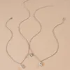 Цепи BFF Ожерелье для 2 Split Heart милые подвесные ожерелья для дружбы динозавров