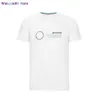 Camisetas para hombres 2021 F1 Equipo Short Seve Camiseta Traje de carreras Trabajo de automóvil Coche deportivo Fórmula Uno Traje de carreras 0325H23