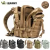 Outdoor Bags Men Army Military Tactical Backpack 1000D Polyester 30L 3P Softback Waterproof Rucksack Hiking Camping Hunting 230325