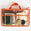 Kosmetiska väskor 2023 Kvinnor Makeup Organiser Bag Handväska Purse Stor liner Travel Insert Lady Travel Multifunktion