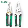 LAOA 7 In 1 Wire Stripper Iron Copper Cutter Cable Crimping Pliers Clamper Splitting Winding Electrician Tool