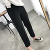 Women's Pants Capris Thicken Women Pencil Spring Winter Trousers OL Style Wool Female Work Suit Pant Loose 6648 230325