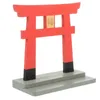 Ethnische Kleidung, japanische Schrein-Tür, Miniatur-Mini-Tor, Modell Torii Shinto, traditionelle Verzierung, Dekor, Statue, chinesisches Holzzubehör
