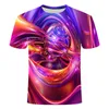 Hommes t-shirts 3D image dynamique hommes effet mobile impression t-shirts homme été respirant haut t-shirts Dizzy Couple Costume vêtements