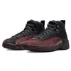 Cherry 12 Jumpman 12s 남자 농구화 A Ma Maniere 블랙 화이트 스텔스 플레이오프 로열티 택시 유틸리티 리버스 콩코드 남성 트레이너 야외 스포츠 스니커즈