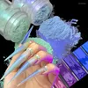 Nail Glitter Chrome Mermaid Effect Pearl Powder Pigment Dust Mirror Aurora Pearly