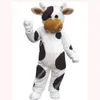 Blanc Lait Vache Mascotte Costume Halloween Noël Fantaisie Fête Personnage De Dessin Animé Costume Costume Adulte Femmes Hommes Robe Animal Carnaval Unisexe Adultes