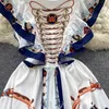 プレミアムクール風ウエストラップスリムドレス夏の女性のプリントラウンドネックビーチホリデーミッドレングスドレス