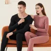 Herren-Thermounterwäsche für Herren, Winter, erste Schicht, lange Unterhose, Hemd, Leggings, Sport, Kompression, schwarzer Trainingsanzug für 2 Sets