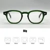 Sunglasses Frames Johnny Depp Glasses Men Women Computer Goggles Clean Lens Brand Vintage Acetate Optical Frame Male Business Eyeglasses 230325