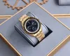 Omega Watch Masculino Relógio Mecânico Designer 42mm Mostrador Usando Ultra-alta Qualidade 3861 Movimento Manual Amarelo Ouro Caixa Função Relógio de Luxo Super Impermeável Perfeito