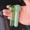 Couleur des narguilés avec un tuyau de logo Bongs en verre en gros, tuyaux d'eau en verre de brûleur à mazout, accessoires de tuyau de fumée