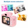 Spielzeugkameras Mini Cartoon Po Kamera Spielzeug 2 Zoll HD Bildschirm Kinder Digitalkamera Videorecorder Camcorder Spielzeug für Kinder Mädchen Geschenk 230325