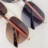 Neue Modedesign Pilot -Sonnenbrille 0352s Klassische Metallrahmen Holz Tempel Einfacher und beliebter vielseitiger UV400 -Schutzbrille im Freien im Freien