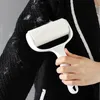 New Tearable Roll Paper Lint Sticky Roller Dust Wiper Pet Hair Clothes Carpet Tousle Remover Portable Replaceable Cleaning Brush Tool