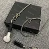 Diseñadores Anti Lost Chains Cases para AirPods 1 2 3 Pro New Prevention Lanyard Chain Cover Apple Airpod Shell Link Chain Necklace Estuche para auriculares con caja