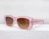 Diseñador de moda 40216 gafas de sol para mujer acetato de alto grado gafas de forma cuadrada verano al aire libre elegante estilo versátil Anti-Ultraviolet vienen con estuche