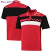 Herrst-shirts F1 Racing Team Red T-shirt Formel 1 Racing Suit Short Seves Jersey Motorsport Outdoor Motorcyc snabbtorkande Sportsridning Polo Shirt 0325H23