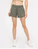 Lu Lu Lemons Yoga Shorts Womens LL Outfits High Waist Exercise fiess Wear Runing Elastic Pants Sportswearを防ぐWardrobe DK